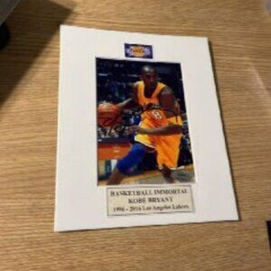 Kobe Bryant autographed photo